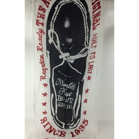 Sperry Accessories - Sperry Top-Sider Scarf Red White Blue Regata Ready Fringe Trim Fashion OSFM New